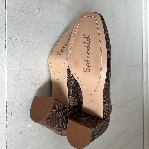 New splendid snake skin pattern ankle boots Size 8 - Picture 4 of 6